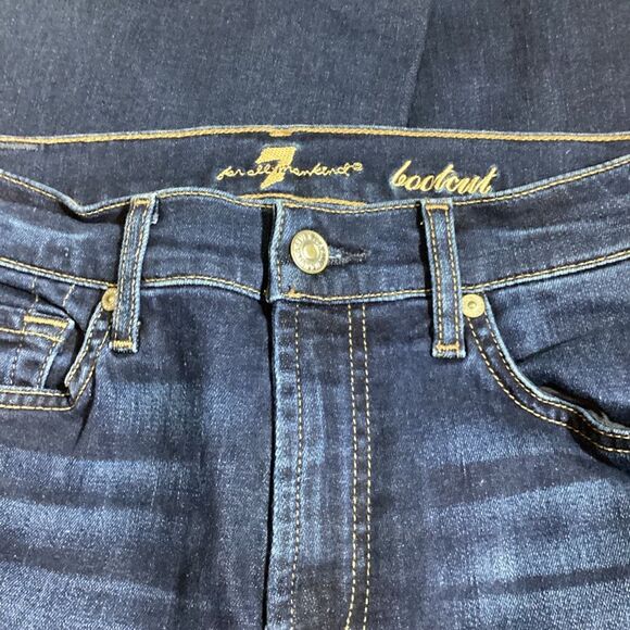 7 For All Mankind Bootcut Stretch Jeans - Picture 8 of 11